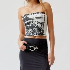 Urban Outfitters Graphic Tube Top